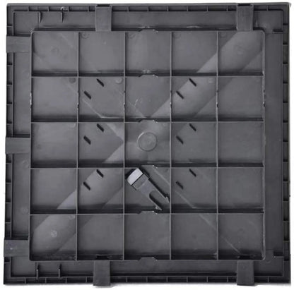 TentandTable Black Sparkle Portable Commercial Dance Floor - Indoor & Outdoor, 9 ft x 9 ft