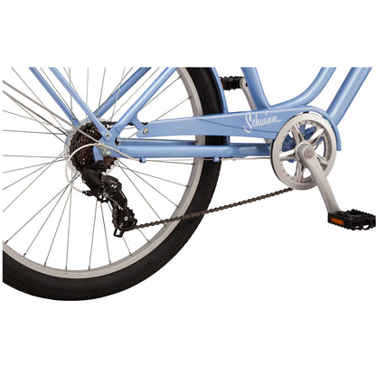 Schwinn Riverwalk Comfort Bike, 26 Inch Wheels, 7 Speed, Blue