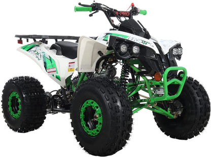 X-Pro Brand New 125cc Gas ATV, Automatic Transmission w/Reverse Electric Start Big 19"/18" Tires