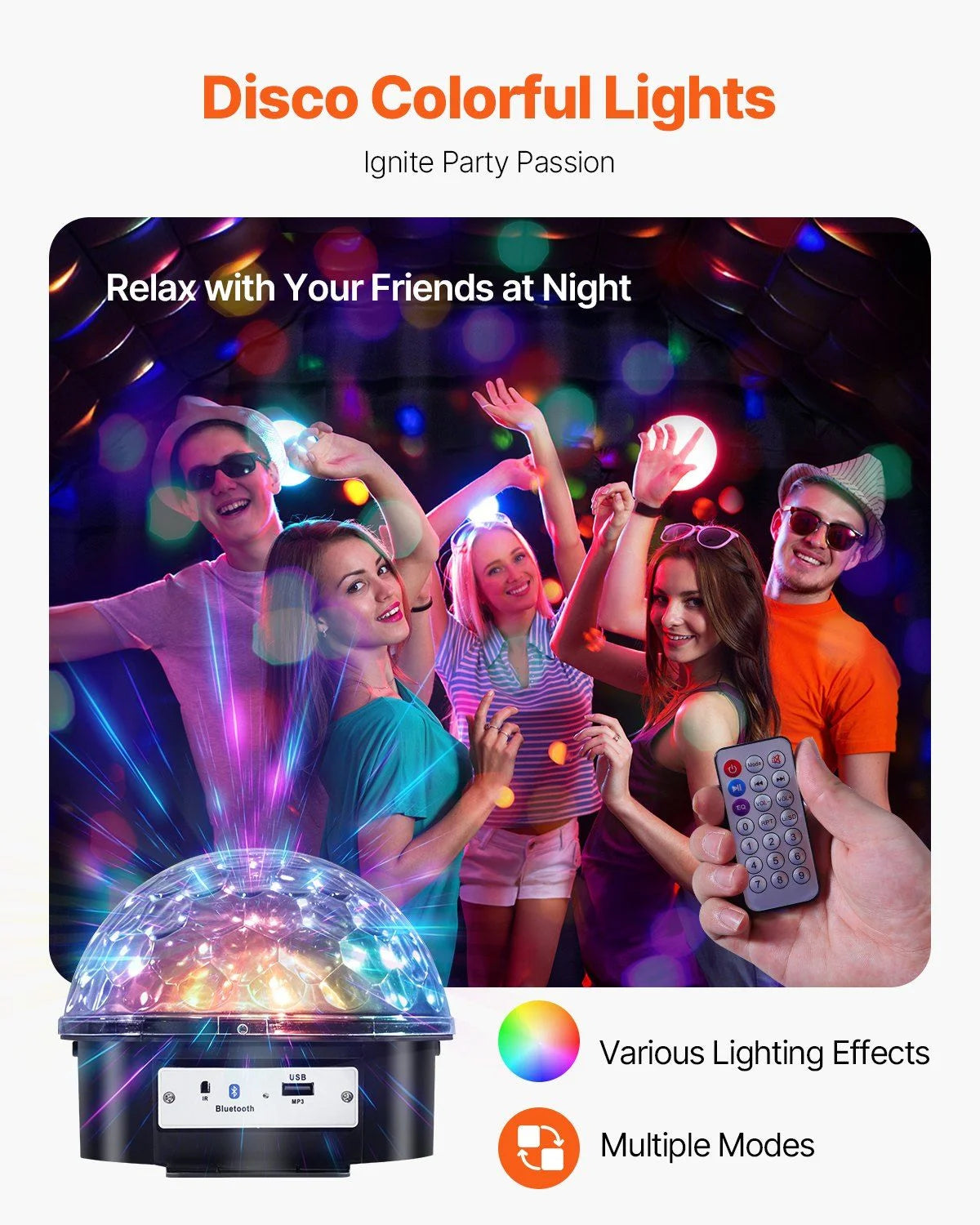 Giant Blow Up Party Tent - 19.7FT Inflatable Nightclub with LED Lights, Waterproof & Durable for Outdoor Use