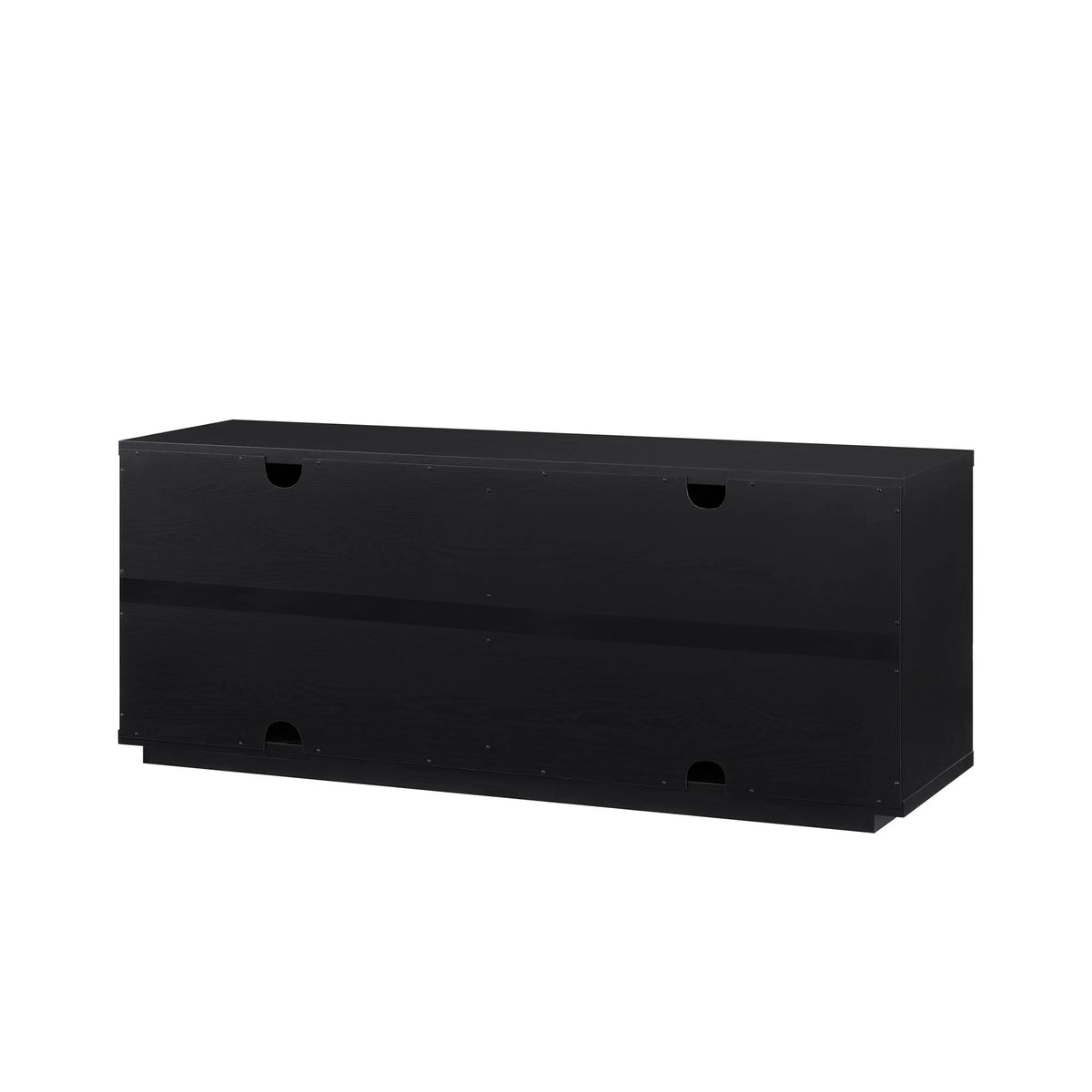 Beautiful Fluted TV Stand for TV��s up to 70�� by Drew Barrymore, Rich Black Finish