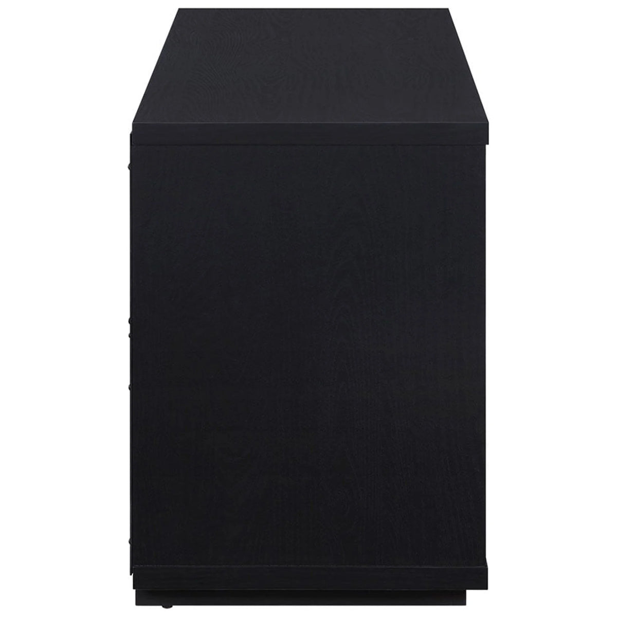 Beautiful Fluted TV Stand for TV��s up to 70�� by Drew Barrymore, Rich Black Finish