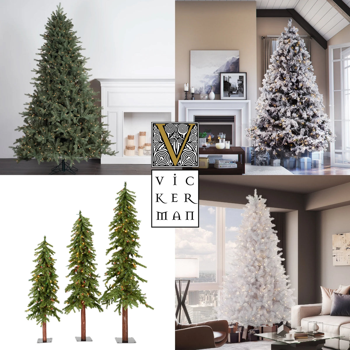 Vickerman 4.5' Champagne Fir Artificial Christmas Tree, Warm White Dura-lit LED Lights