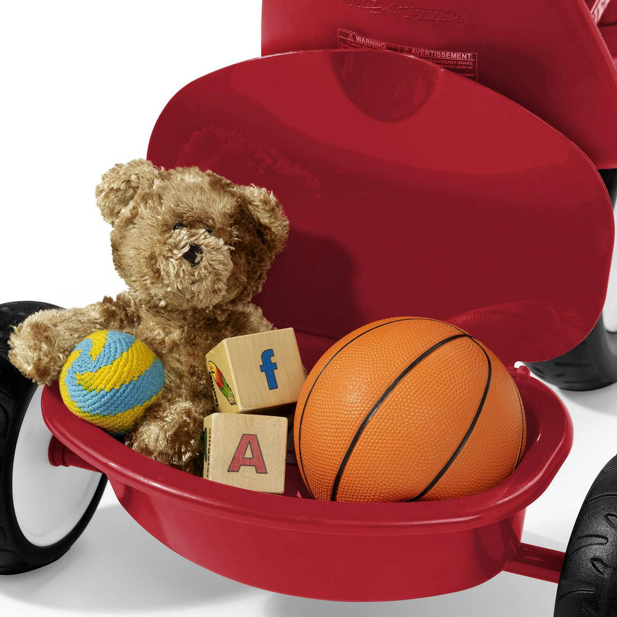 Radio Flyer Deluxe Steer &amp; Stroll Tricycle with Parent Push Handle and Adjustable Seat for Ages 2 to 5 Years
