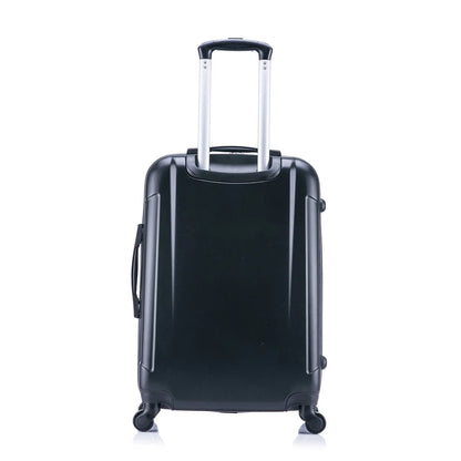 InUSA Pilot 3-Piece Hardside Luggage Sets with Spinner Wheels, Handle, Trolley, (20"/24"/28"), Blue