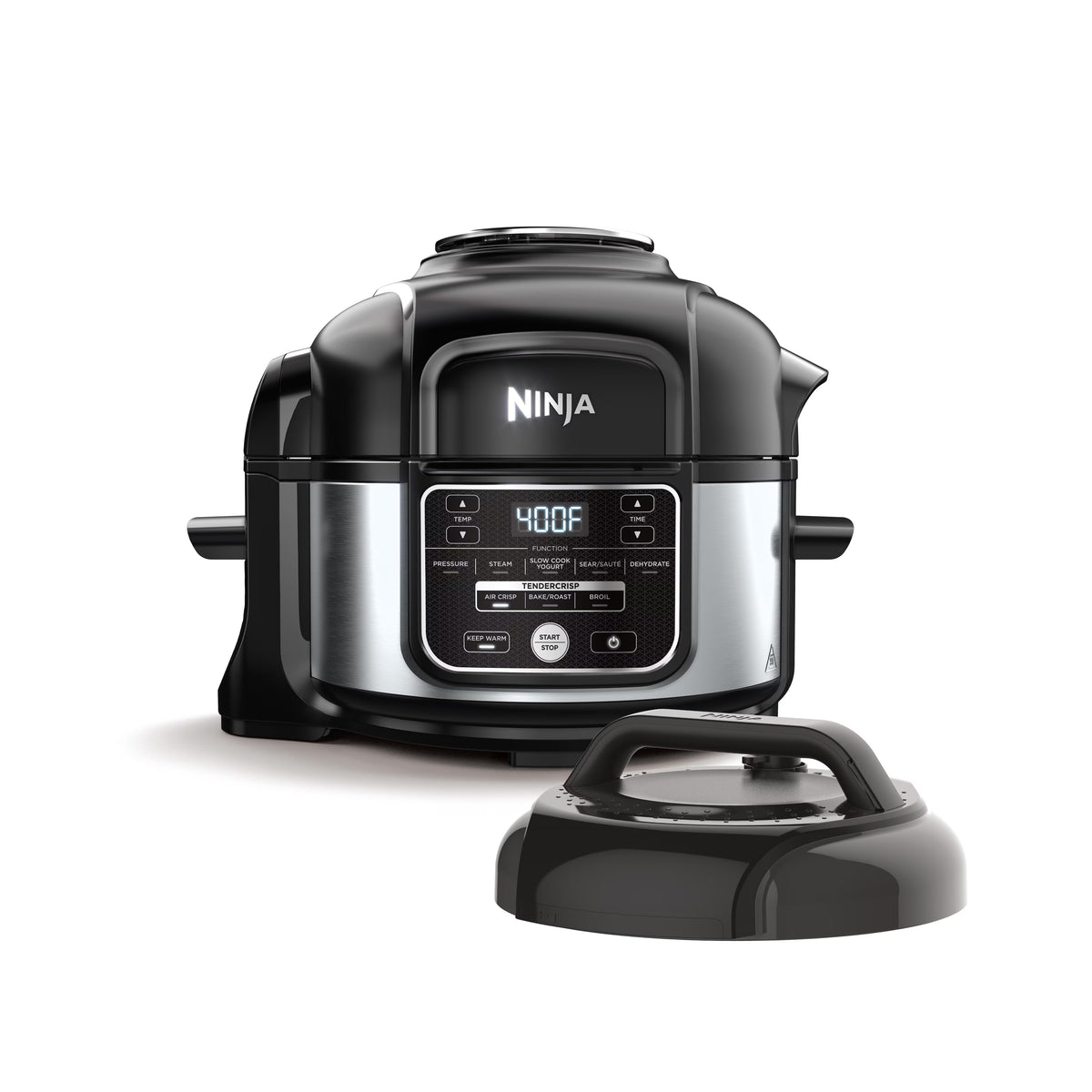 Ninja Foodi 10-in-1 5 Qt Pressure Cooker, Steamer, Bake, Broil, Dehydrate, Air Fryer, Non-Stick, FD101 Stainless Steel