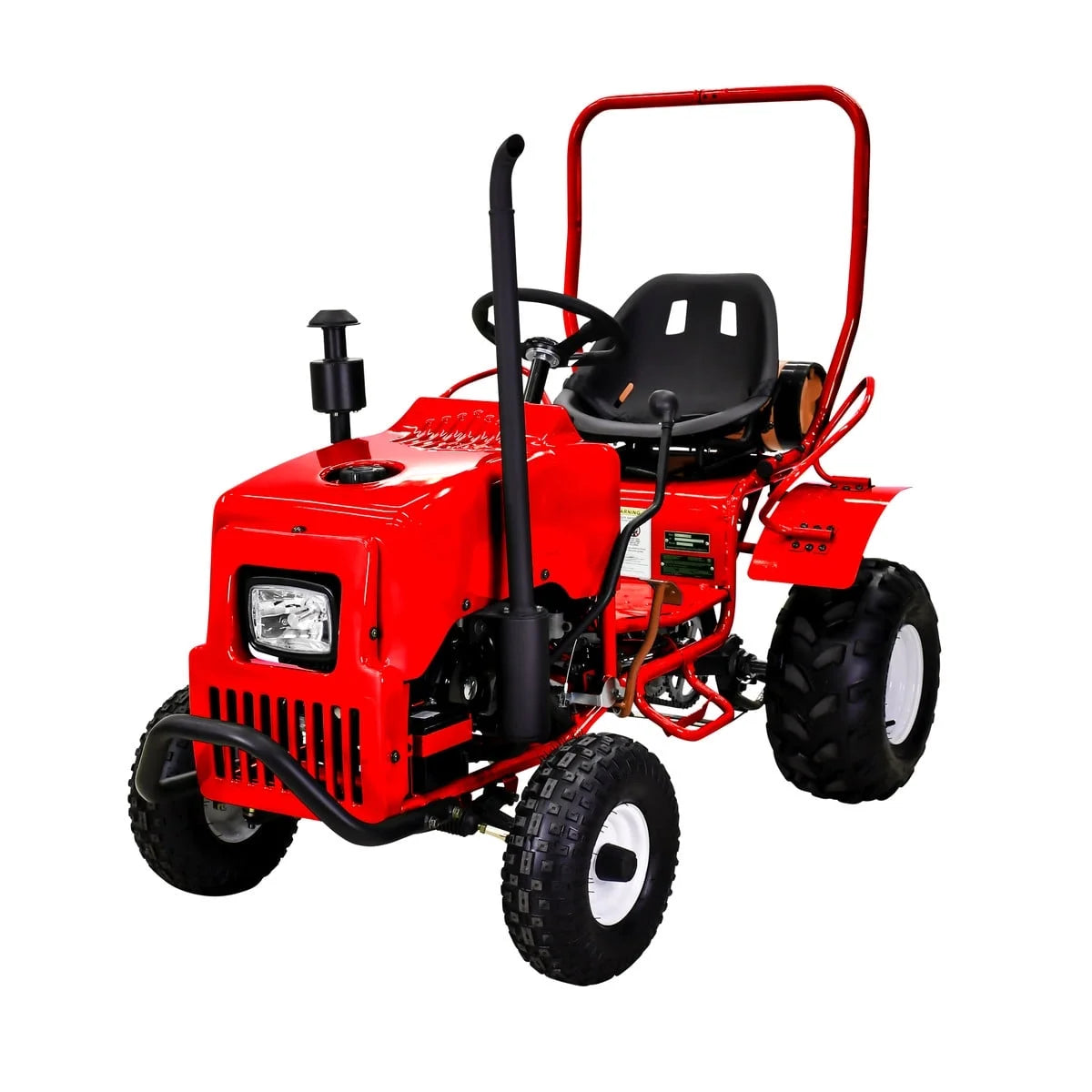 Massimo Mini Tractor 110cc 2WD Gas Go Kart �C Kids & Youth Ride-On Utility Vehicle �C Green