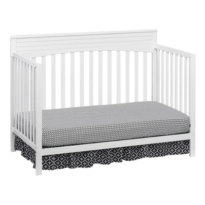 Oxford Baby Harper 4-in-1 Convertible Crib, Dove Gray, GREENGUARD Gold Certified, Wooden Crib