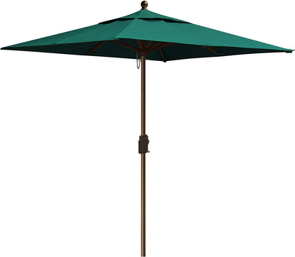 EliteShade Sunumbrella 6x6Ft Square Market Umbrella with Ventilation