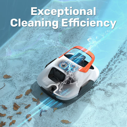 Gosvor Cordless Robotic Pool Vaccum Cleaner for Above Ground Flat Pools