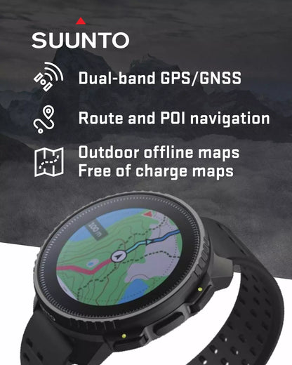 Suunto Vertical Watch, All Black, One Size