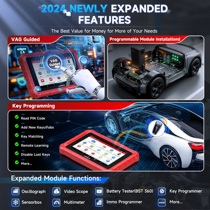 LAUNCH X-431 Pro Star Bidirectional Scan Tool, 37+ Resets, All System Diagnostic Scanner All in One OBD2 Scanner with CANFD, DOIP, FCA Autoauth Diagnosis Scan Tool 2 Year Update