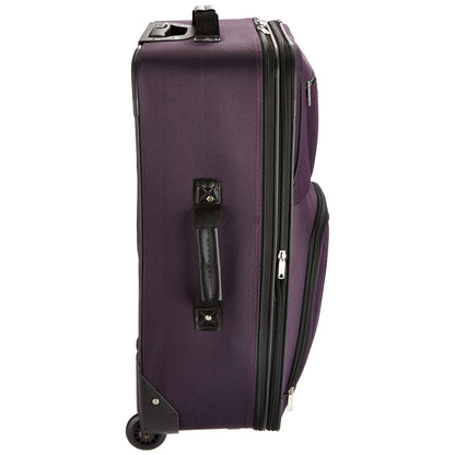 Rockland Luggage Journey 4 Piece Softside Expandable Luggage Set, F32