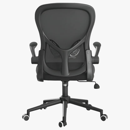 Hbada Office Chair, Ergonomic Desk Chair, Computer Mesh Chair with Lumbar Support and Flip-up Arms, Gray