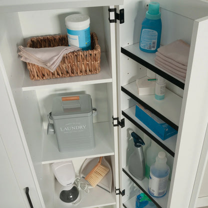 Sauder Homeplus Storage Cabinet, Sienna Oak Finish