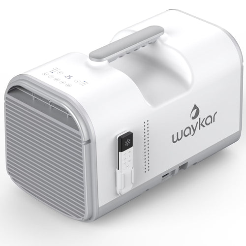 Waykar 4500BTU Portable Air Conditioner for Tent, Camping, RV, 130 Sq. Ft., Low Noise, Remote Control