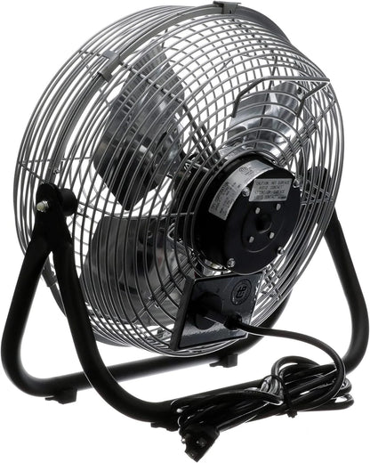TPI 1-Phase, 120V 12" Industrial Floor Fan 1/12 HP