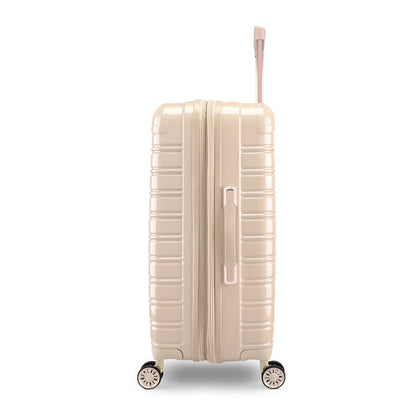 iFLY Hardside Fibertech 3.0 2 Piece Set, 20" Carry-on and 28" Checked Luggage, Gadget Gray
