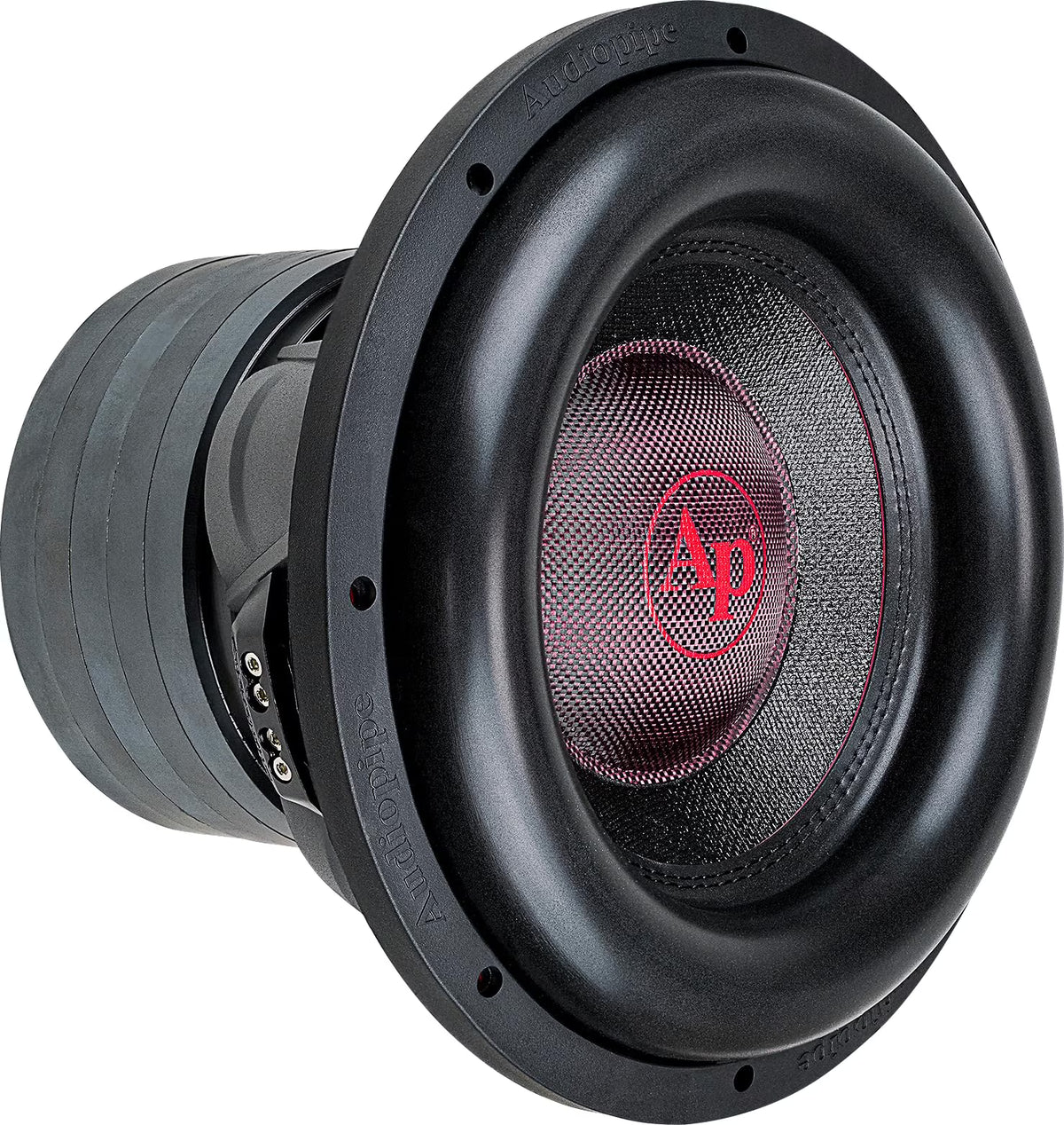 Audiopipe 1200W RMS Dual Car Subwoofer, Black, 12"