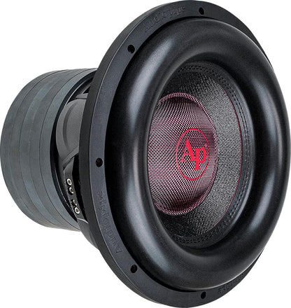 Audiopipe 1200W RMS Dual Car Subwoofer, Black, 12"