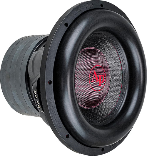 Audiopipe 1200W RMS Dual Car Subwoofer, Black, 12"