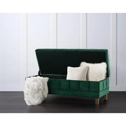 Picket House Furnishings Jude Tufted Storage Ottoman