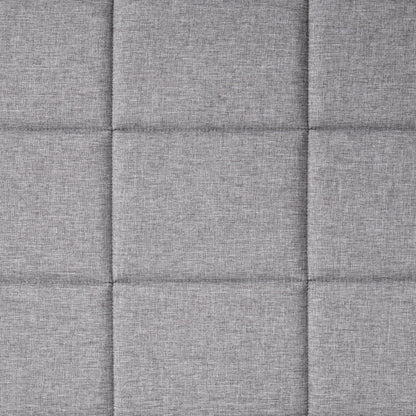 Mainstays Upholstered Platform Bed, No Box Spring Needed, Gray, Queen