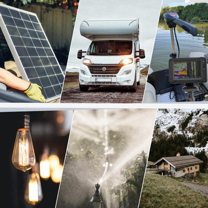 KEPWORTH 36V 150Ah LiFePO4 Battery, Lithium Batteries with 200A BMS, Rechargeable Deep Cycle, Perfect for Trolling Motor, Golf Cart, Marine, Camper, RV, Solar Power, Off Grid