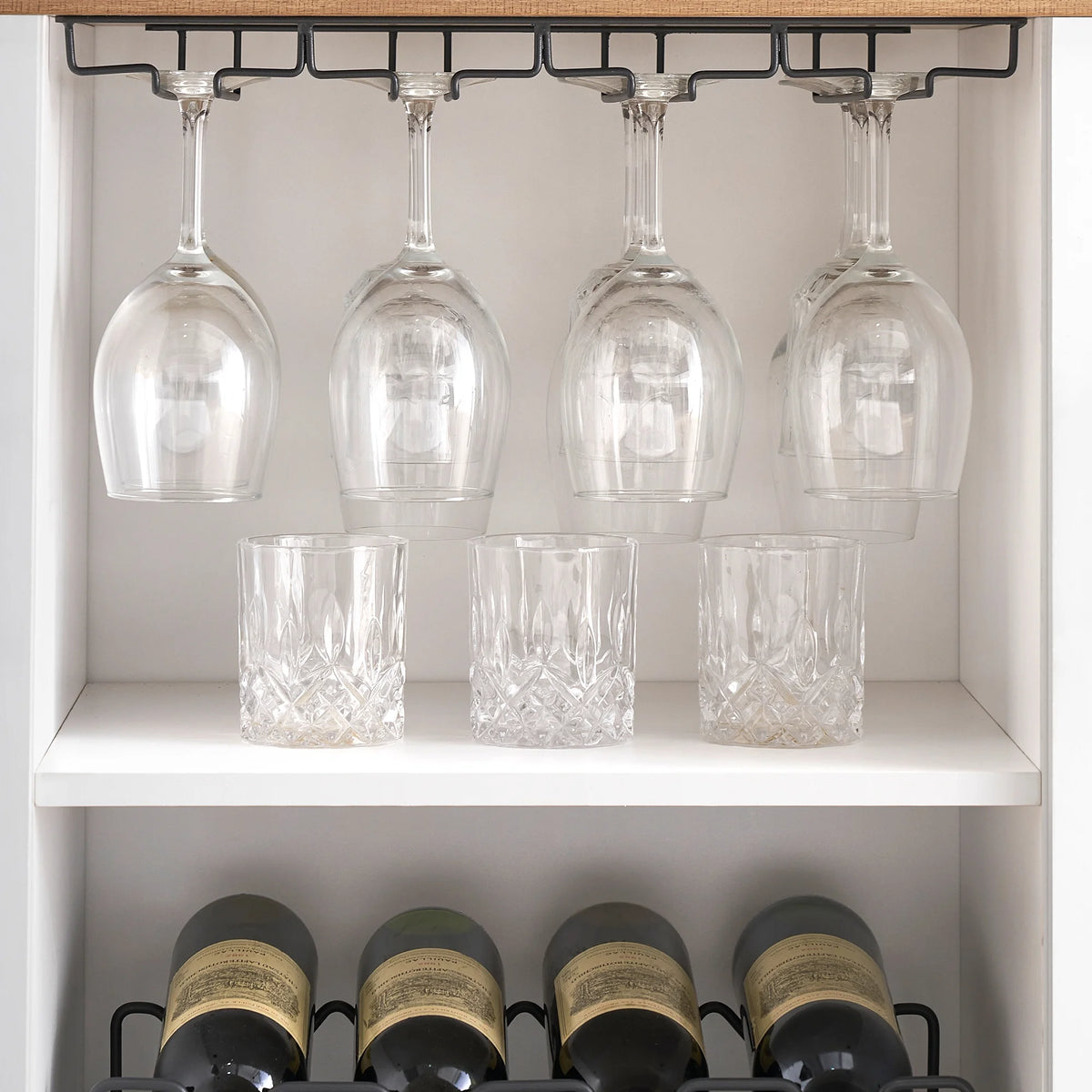 Faitaliicy Wine Bar Cabinet With Led Light Wine And Glass Rack Kitchen Buffet Sideboard Industry Coffee Bar Cabinet Freestanding Liquor Cabinet For Kitchen Dining Room Living Room
