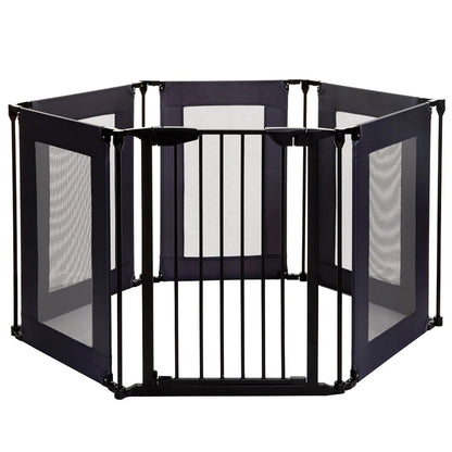 Brooklyn Converta 6 Panel Play-Pen &amp; Wide Barrier Gate