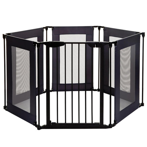 Brooklyn Converta 6 Panel Play-Pen &amp; Wide Barrier Gate