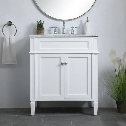Elegant Kitchen and Bath 30 inch Single bathroom vanity in Grey
