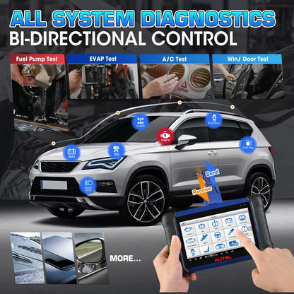 Autel MaxiIM IM508S PRO w/ XP400 PRO as IM608 PRO II, Gift SmartWacth, 2025 Advanced IMMO Key Fob Programming Tool OE-Level Bi-directional Control, All System Diagnostics
