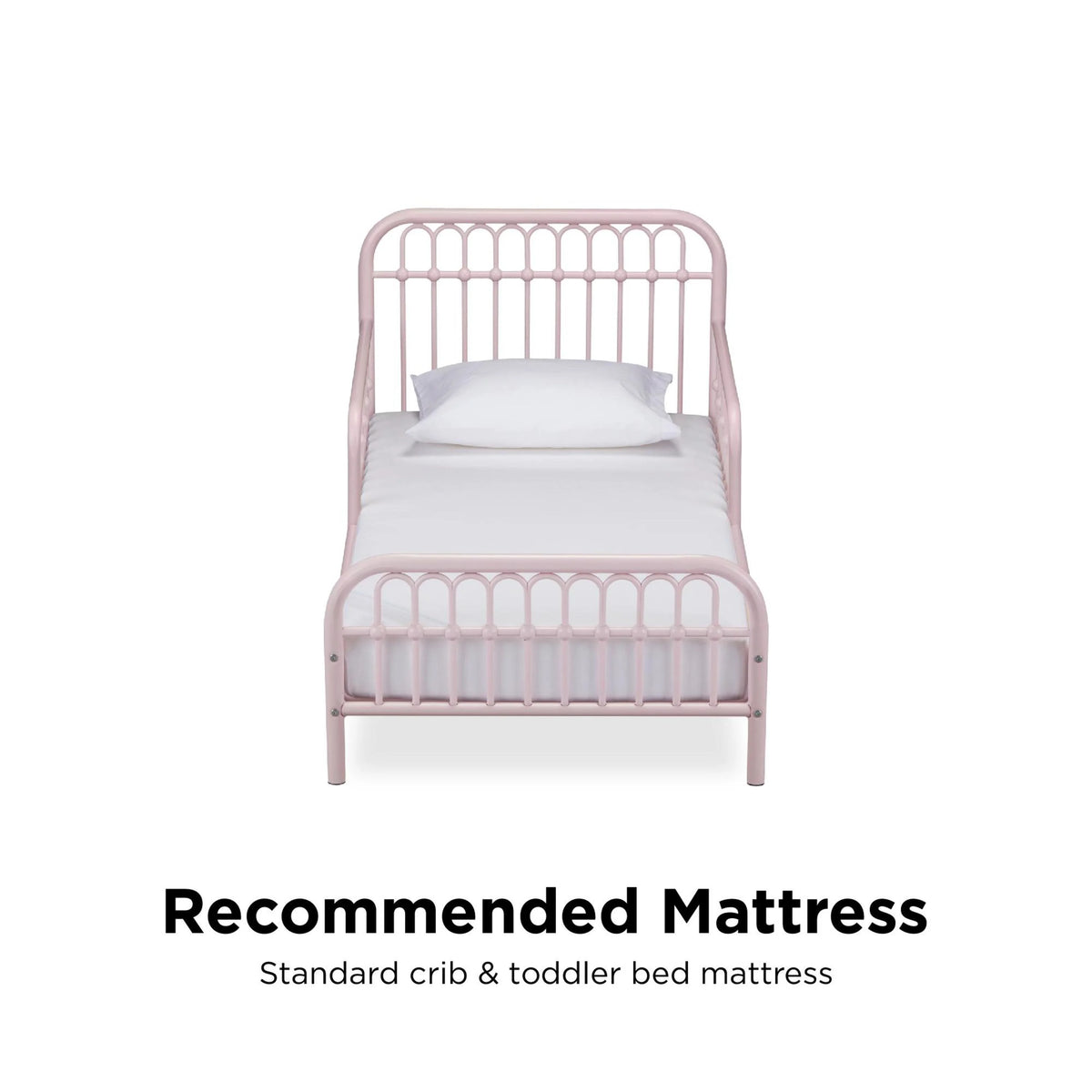 Little Seeds Monarch Hill Ivy Metal Toddler Bed, Gold