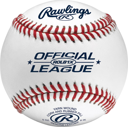 Rawlings | Bucket of 24 Practice/Game Baseballs | ROLB1X | Youth/14U Official League