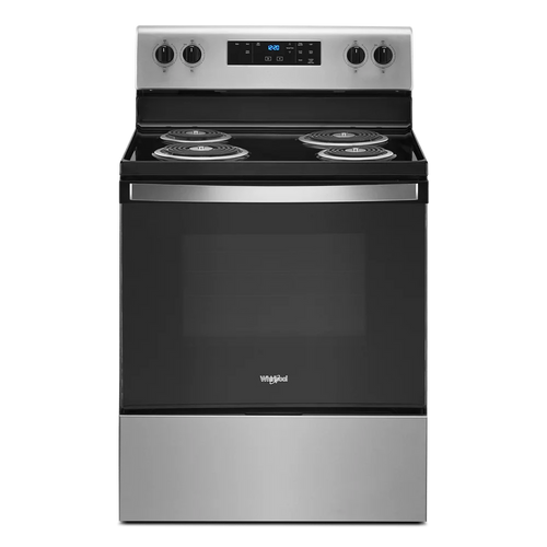 Whirlpool 30 in 4.8 Cu. ft Freestanding Coil Electric Ranger in Stainless Steel