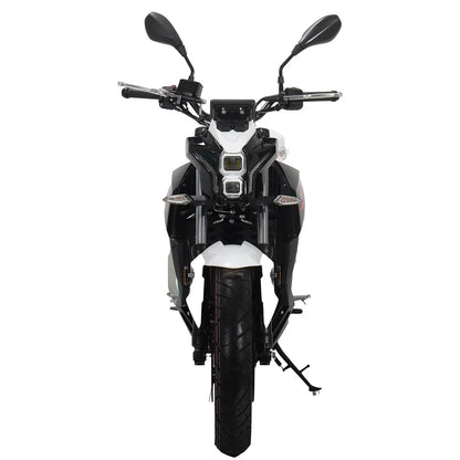 X-Pro Python 250 Electronic Fuel Injection Gas Motorcycle with Manual Transmission, Electric Start! 17" Wheels! Assembled In Crate!