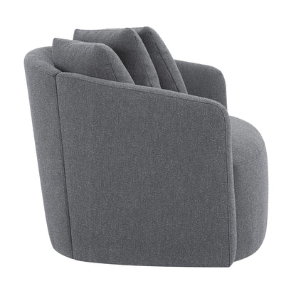 Beautiful Drew Accent Chair by Drew Barrymore, Cream Boucle