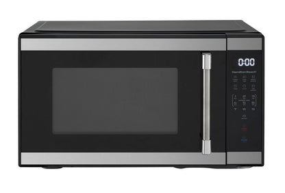 Hamilton Beach 1.1 cu. ft. Countertop Microwave Oven, 1000 Watts, White Stainless Steel