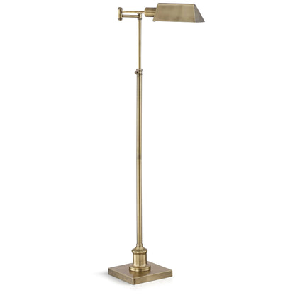 Regency Hill, Jenson Swing Floor Lamp, Brass