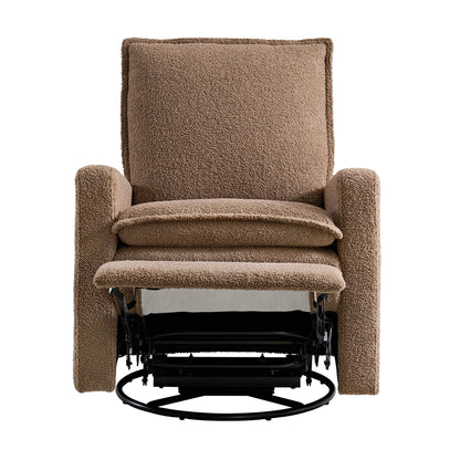Soho Baby Coventry Glider Recliner Boucle White
