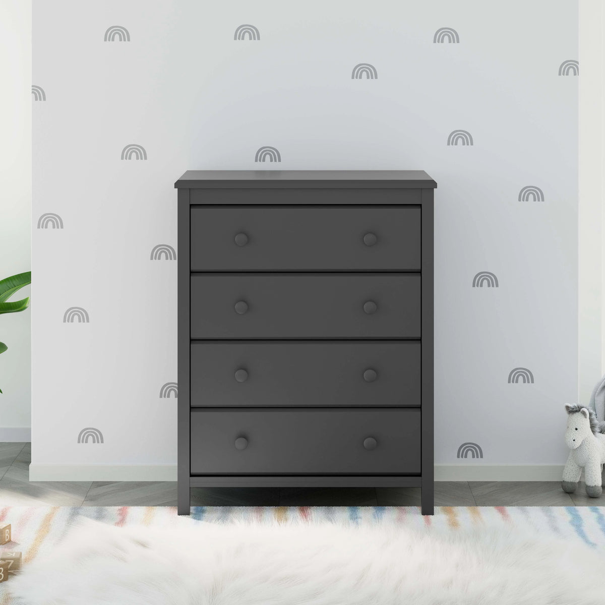Storkcraft Alpine 4 Drawer Nursery Dresser, White