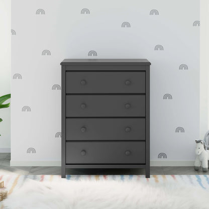 Storkcraft Alpine 4 Drawer Nursery Dresser, White