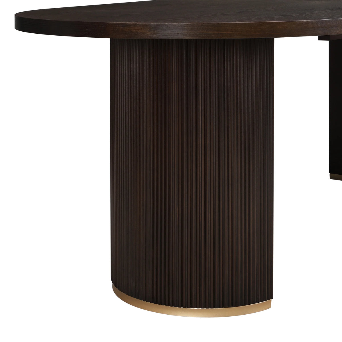 Christopher Knight Home Minimalist 88�� Oval Dining Table for 4-6, Espresso