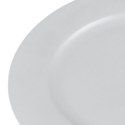 100 PCS Charger Plates Set, Round Charger Plates, Charger Plate for Wedding Party Baby Shower Silver