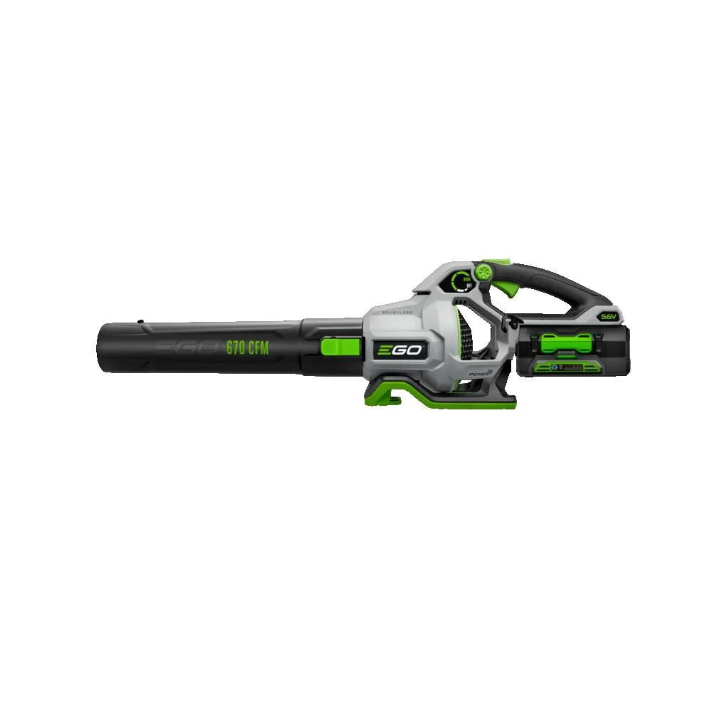 EGO Power+ LB6703 180 mph 670 CFM 56 V Battery Handheld Leaf Blower Kit (Battery & Charger)