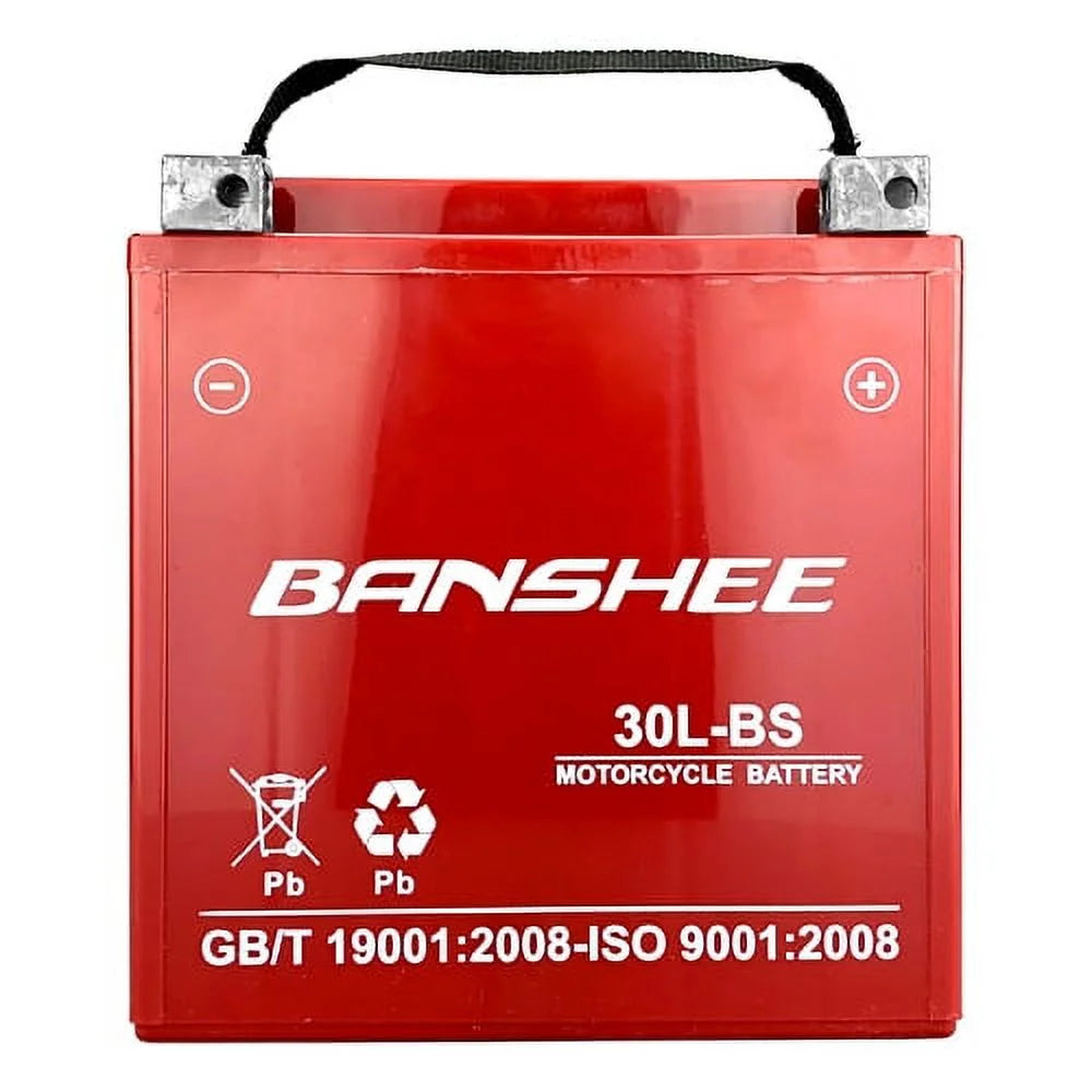 Banshee 30L-BS-Banshee7 12V 30Ah YTX30L-BS High Performance Maintenance Free Sealed AGM Motorcycle Battery