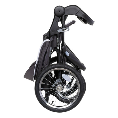 Baby Trend Xcel-R8 Plus Jogging Stroller with LED Lights. Liberty Grey