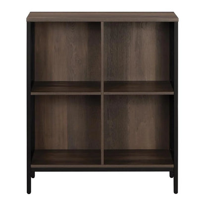 OSP Home Furnishings Ace 4 Cube Storage/Bookcase Engineered Wood in River Oak Finish