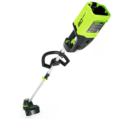 Greenworks 80V 16" Cordless String Trimmer with 2.0 Ah Battery & Charger 2100102VT